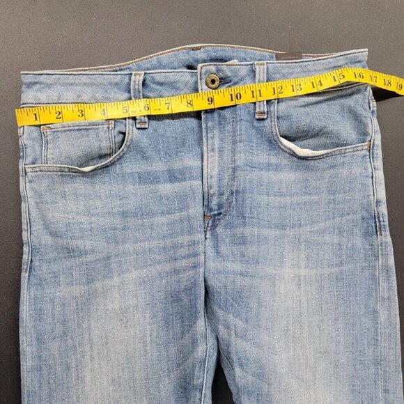 G-STAR RAW 3301 DECONSTRUCTED SLIM STRAIGHT JEANS Men's 32 x 32 Medium Wash - Picture 7 of 9